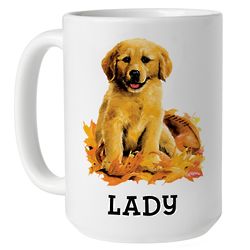 Personalized Golden Retriever Puppy Mug