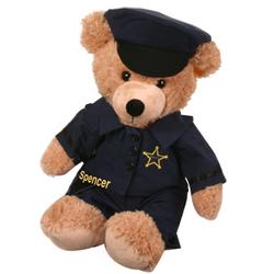 police teddy bear