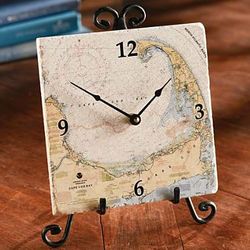 Custom Nautical Tile Clock