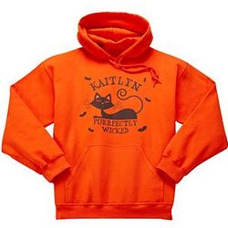 Personalized Purrfectly Wicked Hoodie