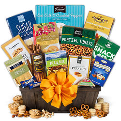 Gourmet Treats Business Gift Basket