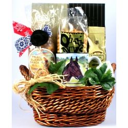 Best of Show Horse Theme Gourmet Gift Basket