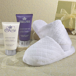 Style & Grace Body Wash, Lotion and Slipper Set