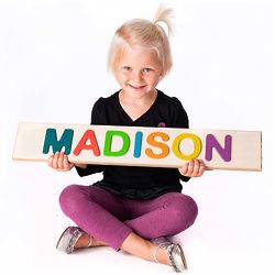 Kid's Personalized Wooden Name Puzzle