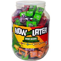 Tub of Assorted Now and Later Mini Candies