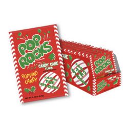 24 Packages of Candy Cane Flavor Pop Rocks Candies