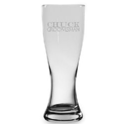 Personalized Wedding Party Pilsner Glass