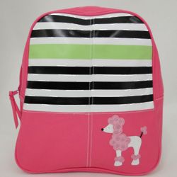 Personalized Vinyl Poodle Backpack