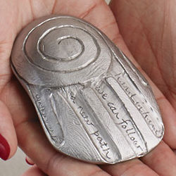 Lead Free Pewter Hand Labyrinth