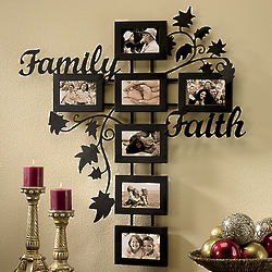 Faith and Family Tree Picture Frame
