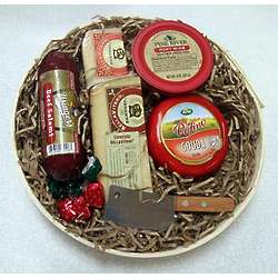Specialty Wisconsin Cheese and Sausage Gift Basket
