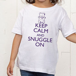 Keep Calm Personalized Toddler Tee Shirt