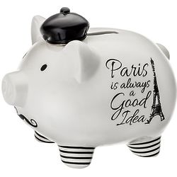 Paris Is Always A Good Idea Piggy Bank