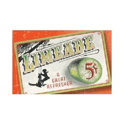 Limeade Vintage Drink Tin Sign