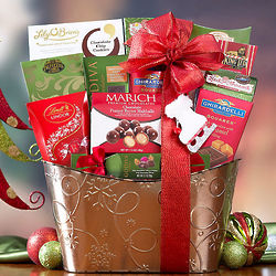 Chocolate Christmas Gift Basket