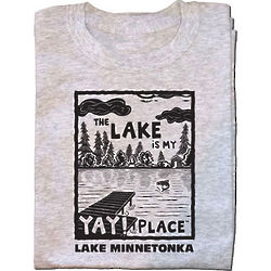 Personalized The Lake is My Yay Place T-Shirt