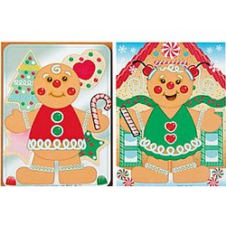 Make-A-Gingerbread Man Stickers