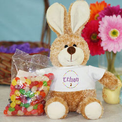 Personalized Bunny with Jelly Beans