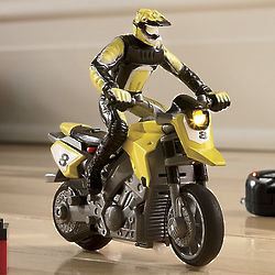 RC Stunt Motorcycle with LED Headlight