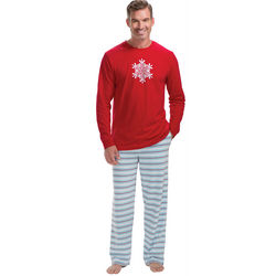 Winter Stripe Pajamas for Men