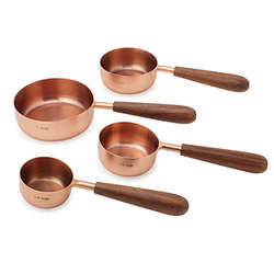 Measuring Cups with Wood Handles