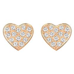 Swarovski Cupid Heart Stud Earrings