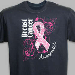 Breast Cancer Hope Ribbon Awareness T-Shirt