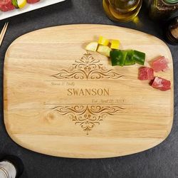 Family Home Personalized Wood Cutting Board