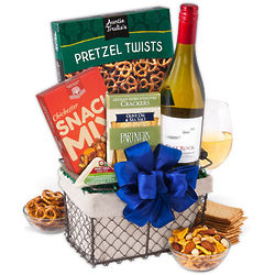 White Wine Countryside Gift Basket