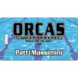 Personalized Swimming Bag Tag