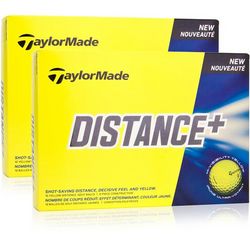 Double Dozen Personalized Distance Golf Balls in Yellow