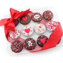 Valentine's Chocolate-Dipped Oreo Cookies
