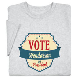 Personalized Vote for President Retro Shirt