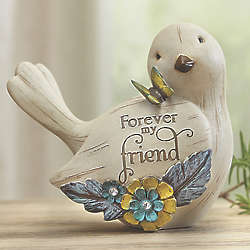 Forever My Friend Bird with Butterfly Figurine
