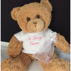 Personalized I Love You Teddy Bear with Bracelet