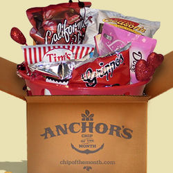 Valentine's Day Chip and Chocolate Basket