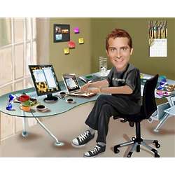 Blogger Caricature from Photos