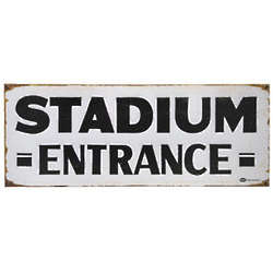 Stadium Entrance Sign
