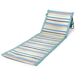 Personalized Folding Striped Beach Recliner
