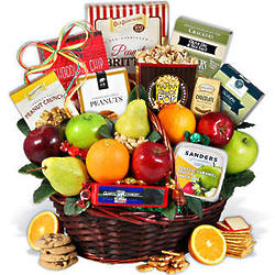 Fruit and Snacks Select Gift Basket