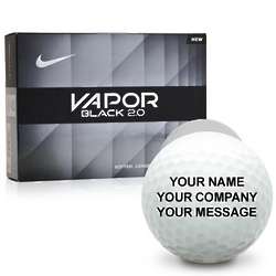 Vapor Black 2.0 Personalized Golf Balls