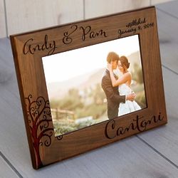 Personalized Wedding Tree Picture Frame