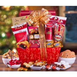 Happy New Year Holiday Gift Basket