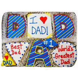 Best Dad Sugar Cookie Gift Tin