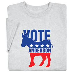 Personalized Vote Election Donkey T-Shirt