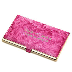 Vibrant Personalized Business Card Case