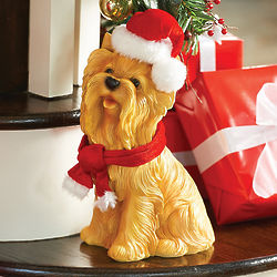 Yorkie Dog Christmas Decoration