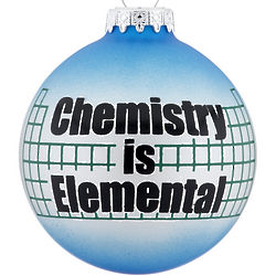 Personalized Chemistry Christmas Ornament