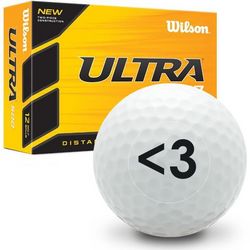 Western Love Emoticon Ultra Ultimate Distance Golf Balls