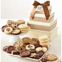 Cheryl's Message Gift Tin Cookie Tower